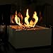 Sunnydaze Indoor Tabletop Fireplace, Ventless Bio Ethanol, White Cubic