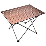 Erago Portable Folding Premium Camping Table,Lightweight&Backpack, Appropriate for Dining & Cooking, Hiking, Camping, Picnic,Beach, Outdoor