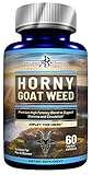 New!! Premium Horny Goat Weed Extract with L-Arginine, Saw Palmetto, Maca, Ginseng, Tongkat Ali - Stamina, Energy, Performance - 1000mg