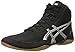 ASICS Men's Matflex 5 Wrestling Shoe, Black/Silver, 9 M US