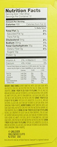 Popsicle Creamsicle, Orange Cream Bars, 12 ct