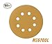 Mestool 5-Inch 8-Hole Hook and Loop Sanding Discs, Orbital Sander Sandpaper Discs, 100 Pieces Round Sandpaper Set, 320 Grit