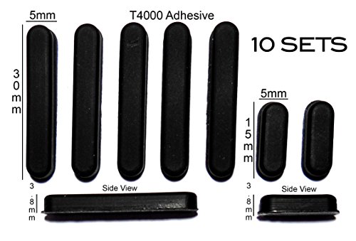 10 Sets of Original HP zd7000, zd8000 series LCD Rubber Foot Set [95x10]