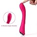 OOPSIX G Spot Vibrator-Soft Silicone-9 Powerful Speed-Waterproof Rechargeable Cordless Vibrating Dildo Sex Toys for Women