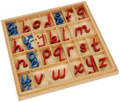 Montessori D Nealian Movable Alphabets w/ Box by Kid Advance