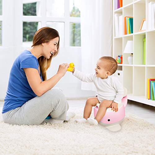 image for Veejoda Potty Training Seat for Kids, Portable Toddler Toilet Chair wi