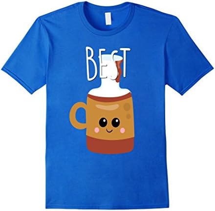 Men's Bestie Shirt Cute Food BFF Best Friend Pancake Syrup Maple 3XL Royal Blue
