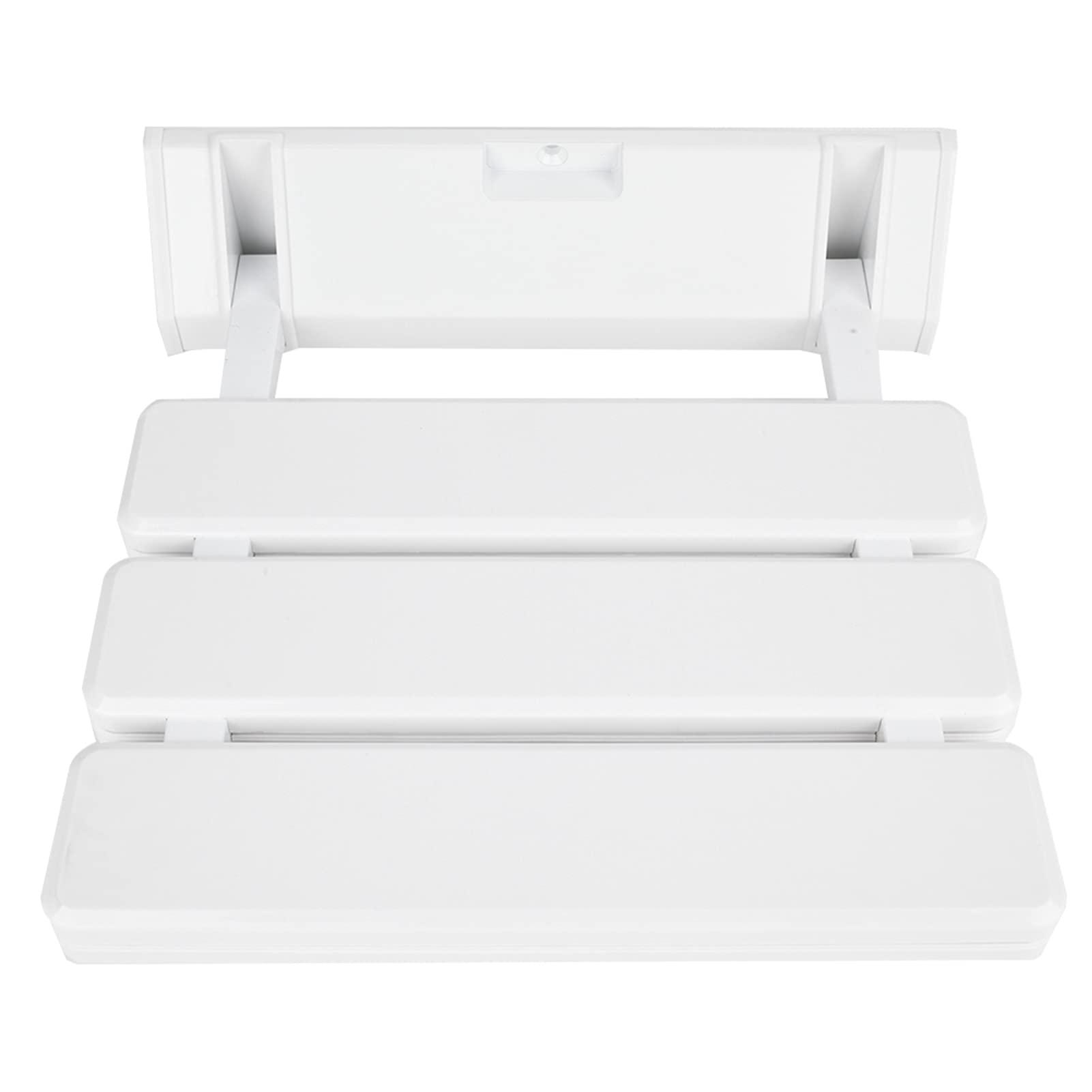 Shower Seats Wall Mounted, Folding Shower Seat White, Wall Mounted Shower Seat, Fold up Shower Seat, Disability Shower Seat, Shower Seats Wall Mounted for Disabled Elderly, Maximum 130kg