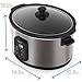 hOmeLabs 6 Quart Programmable Slow Cooker - Stainless Steel Exterior, Removable Non-Stick Crock and 10-Hour Timer with Auto Shut-Off