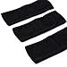 eBoot Spa Make up Headband Terry Cloth Headband Stretch Yoga Sport Headband Shower Headband, 3 Pieces (Black)