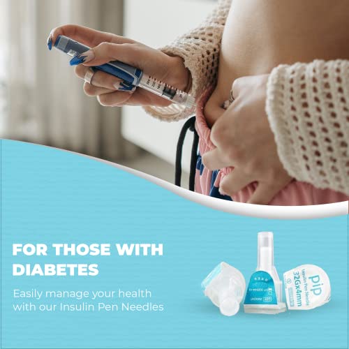 Pip Insulin Pen Needles (32G 4mm) 100 Pieces Pricepulse
