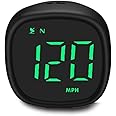 2023 Universal USB Digital GPS Speedometer with Compass,KFZMAN 2" Car GPS HUD Head Up Display in MPH KMH, Overspeed Alarm,Fatigue Driving Alarm for All Vehicles (Mini-Sized)