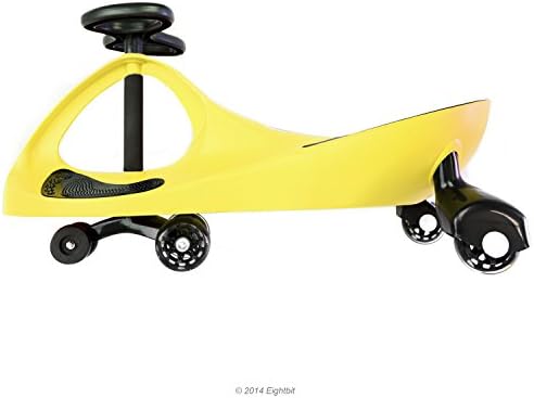 Eightbit Swivel Car Rolling Ride On Car- Indoor/Outdoor