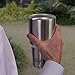 Chief 30oz Stainless Steel Tumbler Bundle With Premium Quality 18/8 Stainless Steel Insulated Tumbler Cup + 4 Stainless Steel Straws + Straw Cleaner