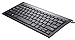 Perixx PERIBOARD-410, Mini Ultrathin Keyboard - Wired USB with 1 Extra hub - 11.77x5.87x0.74 Inch - Silent X Type Chiclet Keys