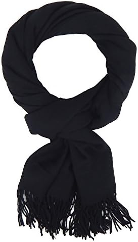 Ella Jonte mens scarf winter black classic-line cotton