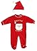 Just Love 3801-6-9M Baby Coveralls, Santa Face, 6-9 Months