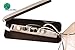 JK Home and Office Wire and Cable Organizer Box - Fits Long Power Strips - Large Clean-Look Management - Hide Ugly Cords, Surge Protectors, USB Sticks to De-Clutter Your Home - Includes 2 Wire Ties