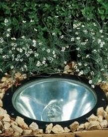 Dabmar Lighting DW1980-VG-MT Extra Large Well Light, 150W MH Multi Tap, Verde Green Finish