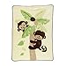 Bedtime Originals Curly Tails Warm and Cozy Blanket