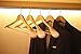 JS HANGER Wooden Suit Hangers, 6 Pack Extra-Wide Shoulder wood Coat Hangers with Non Slip Pant Bar, Extra Smooth and Splinter Free Natural Finish