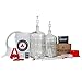 Northern Brewer - Deluxe Home Brewing Equipment Starter Kit - Glass Carboys - with 5 Gallon Chinook IPA Beer Recipe Kit