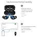 iansean Wireless Bluetooth Earbuds in-Ear with Mic True Wireless Stereo Earphone Touch Control volumn up/Down Track Forward/Back Voice Assistant handsfree for Running Gym