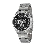 Seiko Men's SNDC81 Stainless Steel Analog with Black Dial Watch