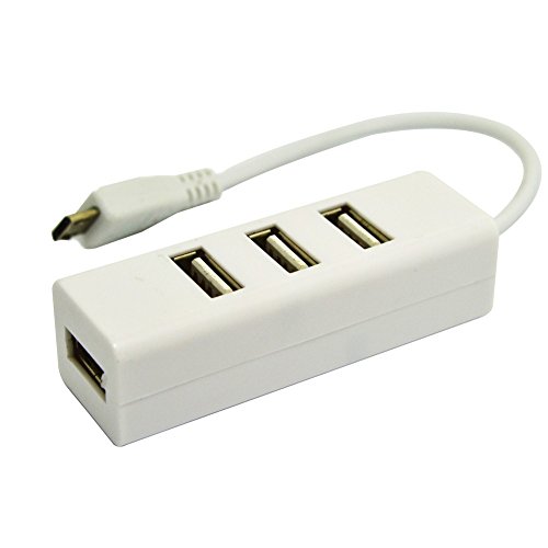 Loverpi microusb to usb 4 port otg hub for raspberry pi…