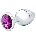 Akstore Medium Fetish Anal Plug Butt Personal Sex Massager(Purple)