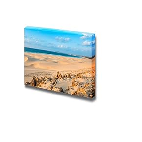 Canvas Prints Wall Art - Beautiful Scenery/Landscape Sand Dunes in The Desert | Modern Wall Decor/Home Decoration Stretched Gallery Canvas Wrap Giclee Print & Ready to Hang - 12" x 18"