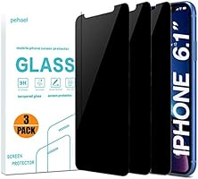 iPhone Xr Privacy Screen Protector, Tempered Glass Screen Protector(3 Pack)