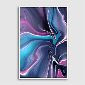 Framed Canvas Wall Art Clouds and Colors Canvas Prints Home Artwork Decoration for Living Room,Bedroom - 16x24 inches