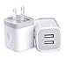 Wall Charger, Vifigen 2-Pack USB 2.1AMP Universal Power Home Travel Wall Charger Dual Port Plug for iPhone 7/7 plus 6/6 plus 5S 5 4S Samsung S5 S4 S3, Note 5, HTC, LG and More Device