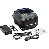 Zebra GX430T GX43-102410-000 Ethernet USB Printer W/New Adapter Cables Print