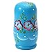 Matushka - SODIAL(R) 5x Matroshka Babuschka Matryoshka Matushka Matyoshka Russian Wooden Doll Color: Blue