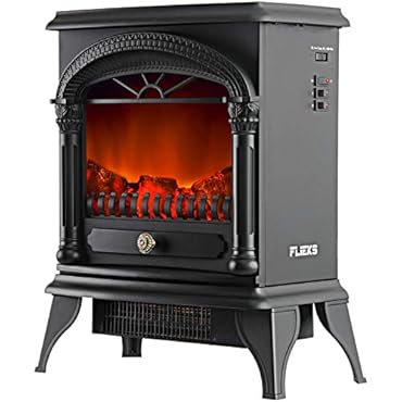 Flieks Elektrische Kamine Eckkamin Standkamin Kaminofen Wandkamin mit