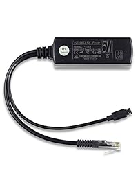 UCTRONICS para Raspberry Pi PoE Splitter 5 V [2 Pack] - Active PoE a Micro USB Adapter, IEEE 802.3af Compliant, para Tablets, Dropcam y Raspberry Pi 2 3, y más