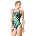 Speedo Women's Swimsuit One Piece Powerflex Flyback Striped Adult Team Colors