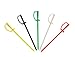 KingSeal Plastic Sword Cocktail Picks, 3.25 Inch Length, Assorted Colors, for Cocktails and Appetizers - 2 boxes of 1000 each (2,000pcs total)