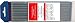 Easy Abrasives 40106 2% Thoriated Tungsten Electrode (EWTh-2), 1/8" x 7", Red (Pack of 10)