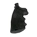 Hogue Rubber Grip S&W N Round Butt Conversion Style Rubber Monogrip, Black - 25002