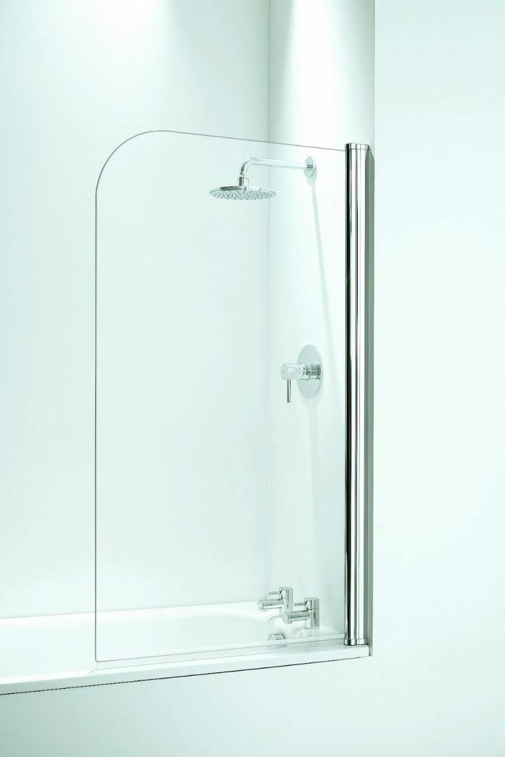 Coram Showers SFR80CUC 1400mm x 800mm Bathscreen, Chrome Finish, 5mm