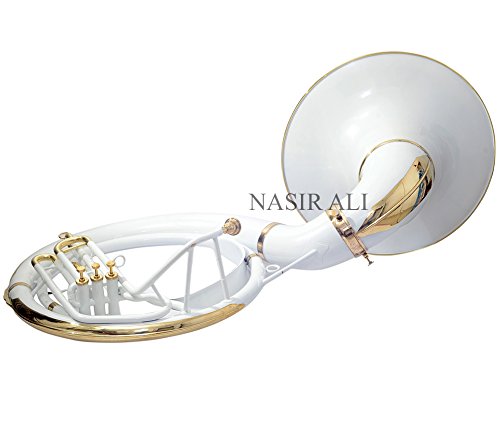 Nasir Ali Sousaphone Bb Big Bell 25" White