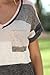 Chellysun Women's V-neck Casual Short Sleeve T-shirt Blouse Tees Tops Grey X-Large