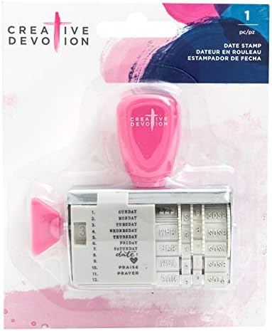 American Crafts Creative Devotion Rotary Stamp-Dates & Words