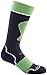 Darn Tough Junior Merino Wool Over-the-Calf Padded Cushion Socks, Medium, Navy/Green