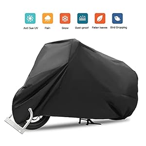 DREAMIZER Waterdichte motorhoes, Cruiser Touring motorhoes met vergrendelingsgat voor binnen en buiten, stof, sneeuw…