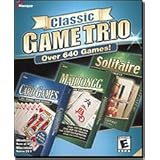 Masque Classic Game Trio With 640 Games: Mahjong, Solitaire &amp; Card - PC/Mac