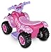 NEW! Disney Minnie Mouse Happy Helper 6-Volt Battery-Powered Quad Ride-On Toy for Girls with Wiping Cloth